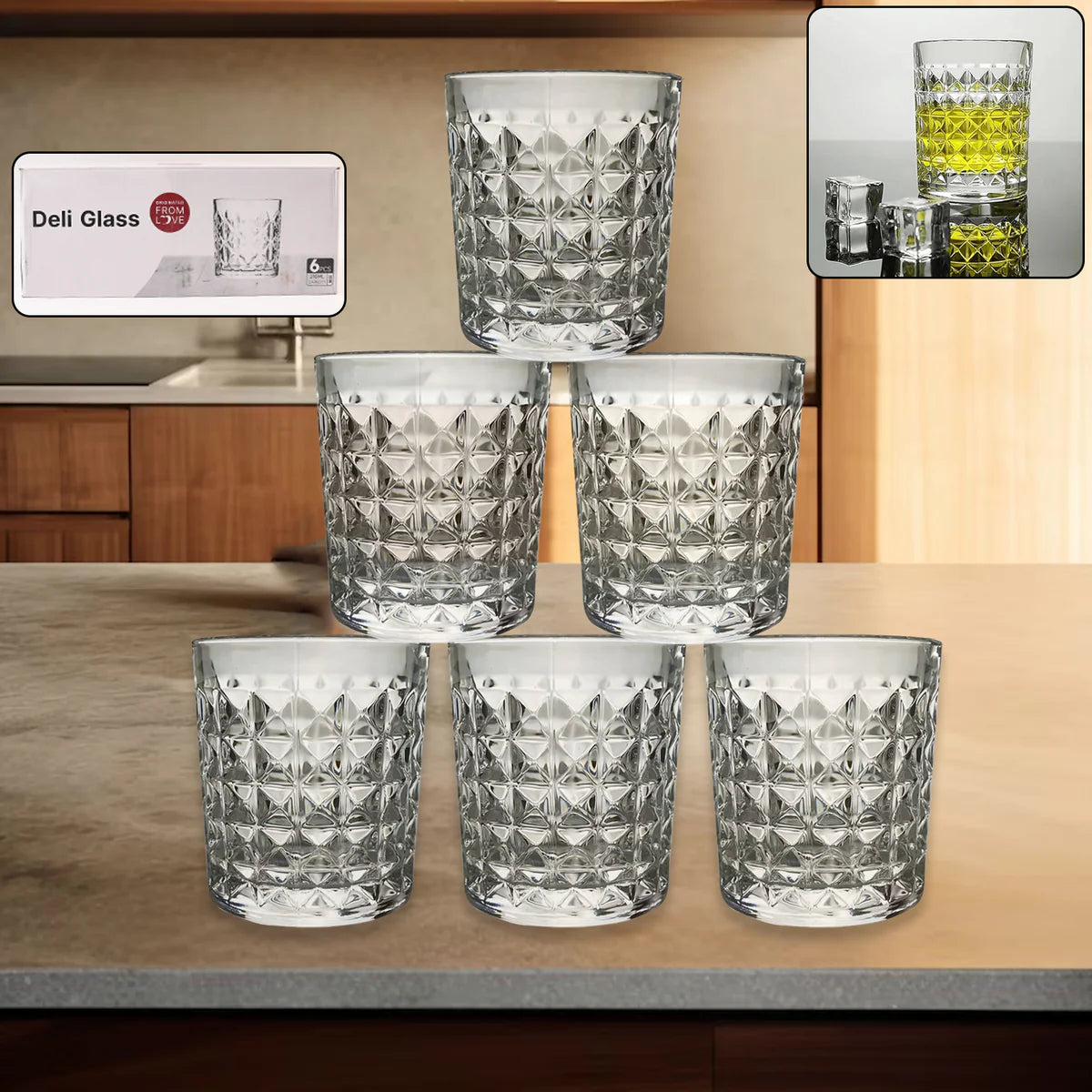 Premium Crystal-style Glass